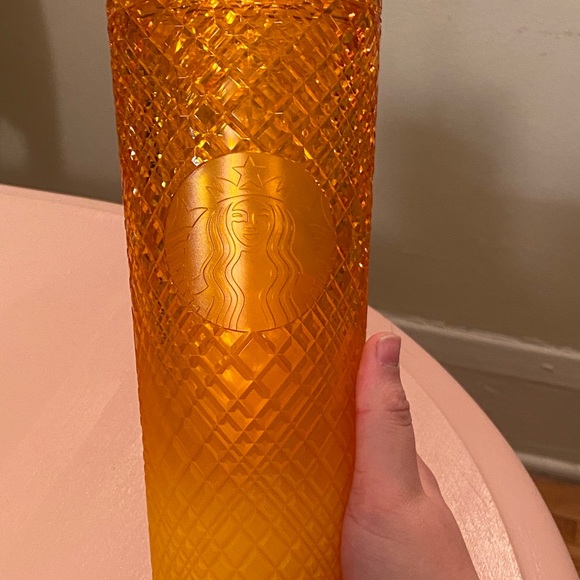 NWT Starbucks Orange Gem Studded Tumbler - Picture 3 of 4